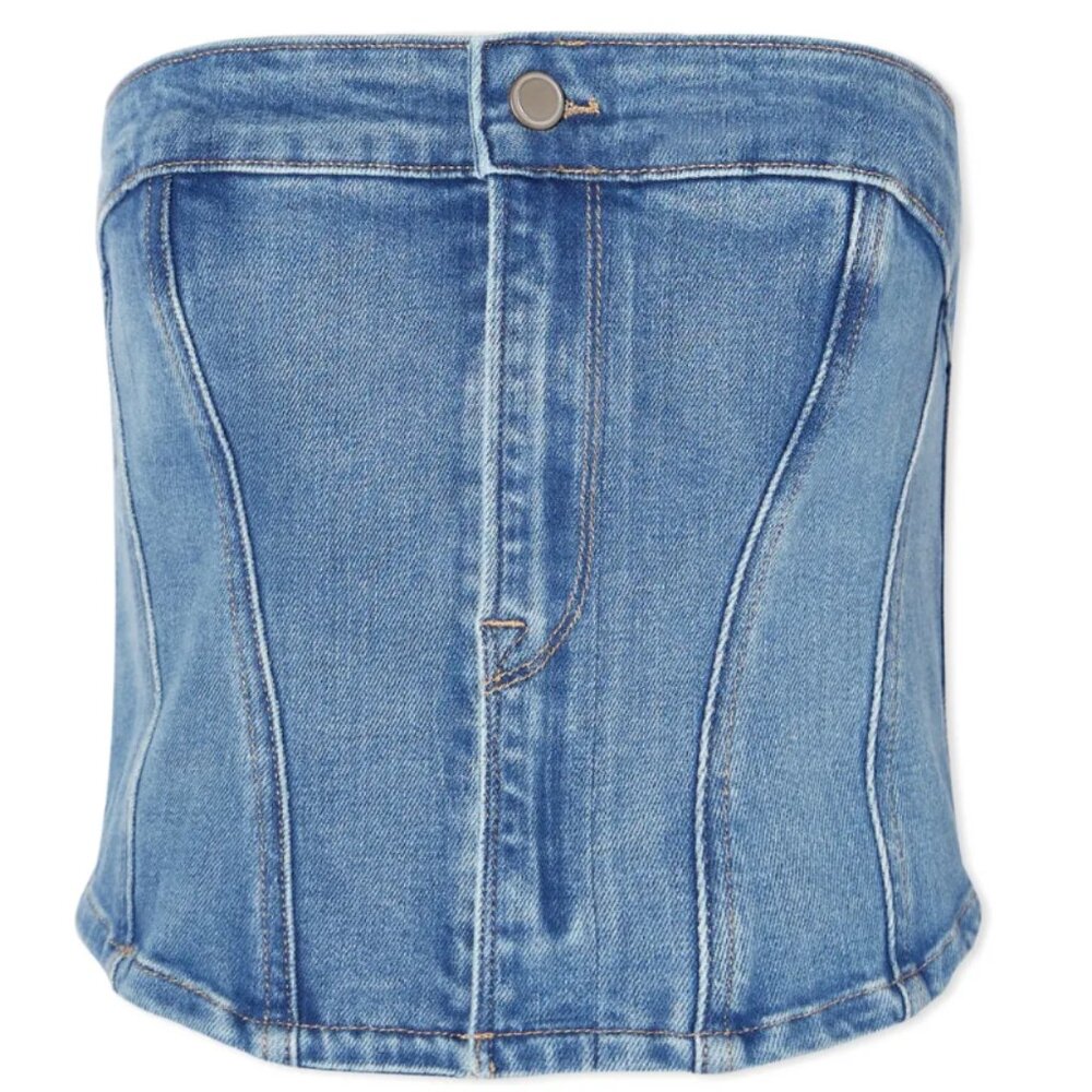 Good American Denim Tube Top 0 BRAND NEW - 0/XS